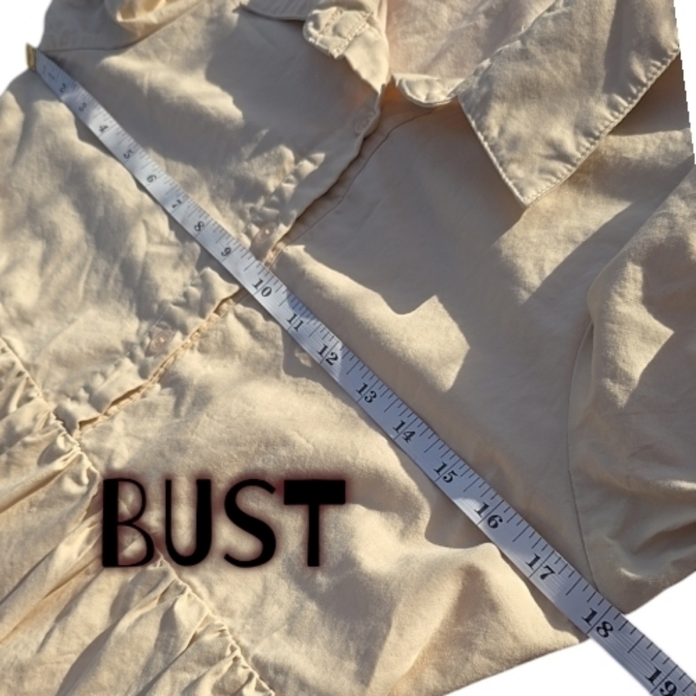 fab'rik Beige Mini Havana Dress Sz.Sml - Picture 5 of 9